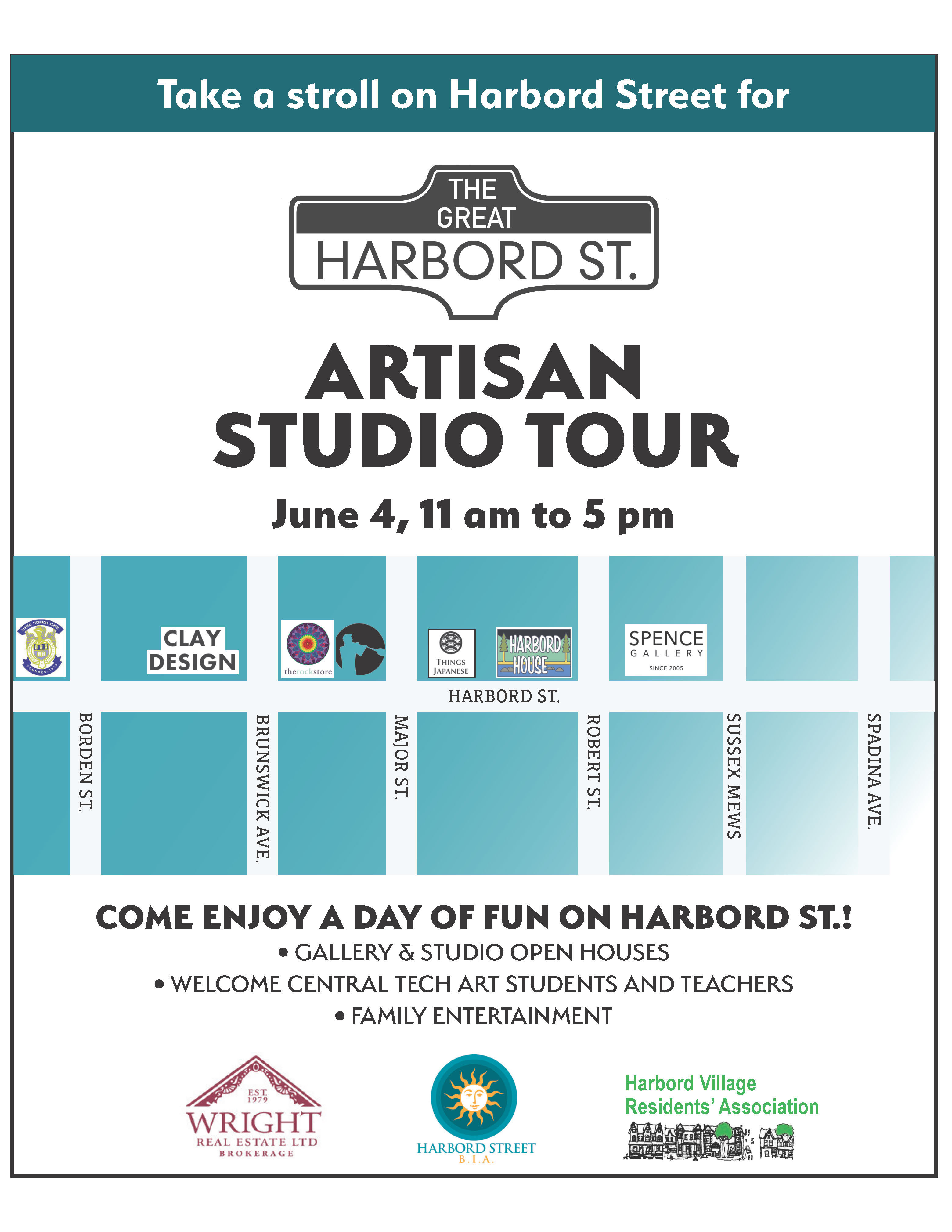 The Great Harbord St Artisan Studio tour June 4th 2022